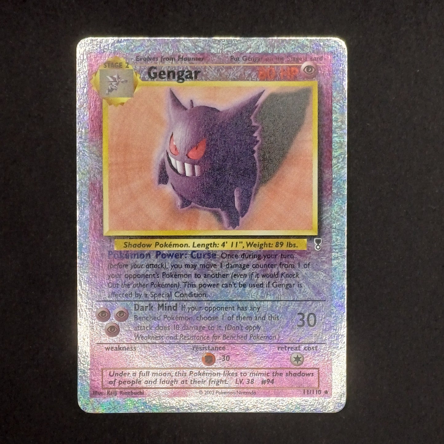 Gengar [Reverse Holo] #11 Pokemon Legendary Collection