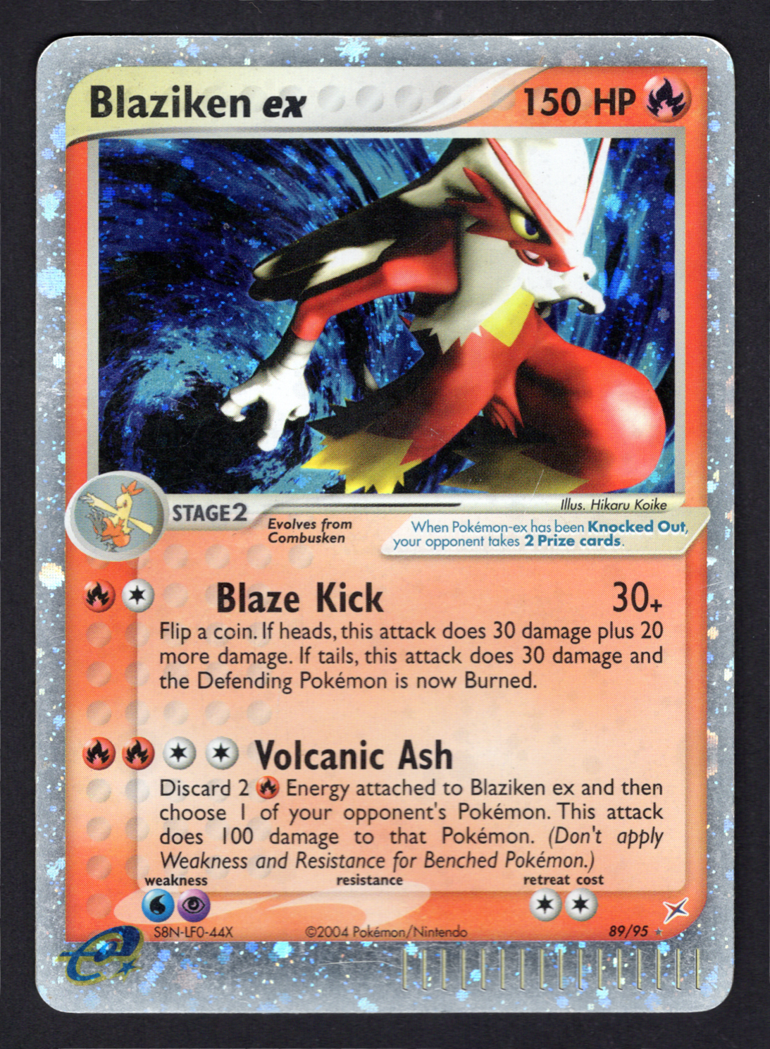 Blaziken EX #89 Pokemon Team Magma & Team Aqua