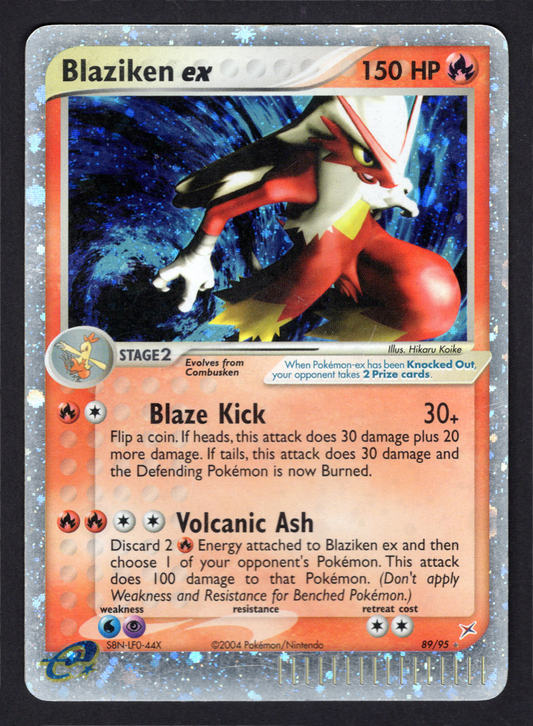 Blaziken EX #89 Pokemon Team Magma & Team Aqua