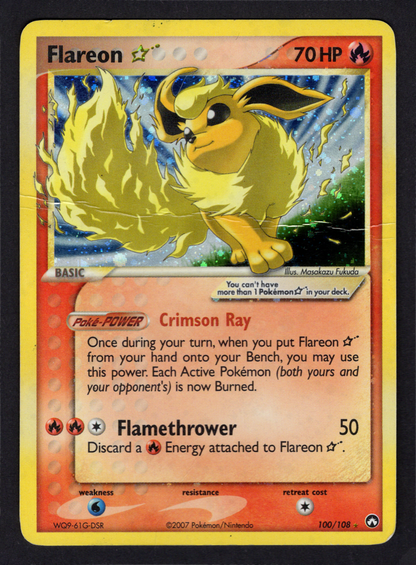 Flareon [Gold Star] #100 Power Keepers