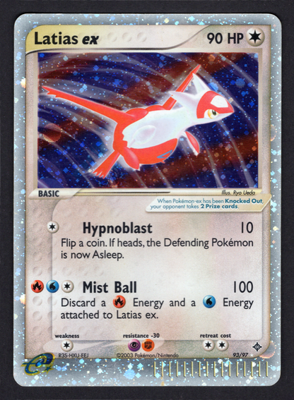 Latias EX #93 Pokemon Dragon