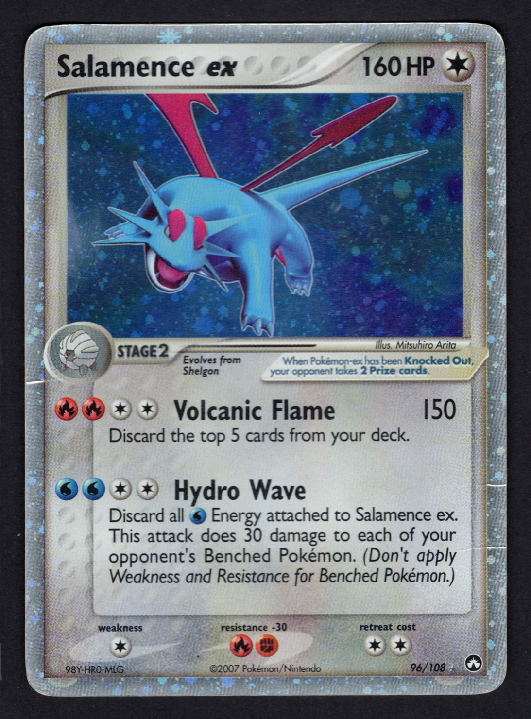 Salamence EX #96 Pokemon Power Keepers